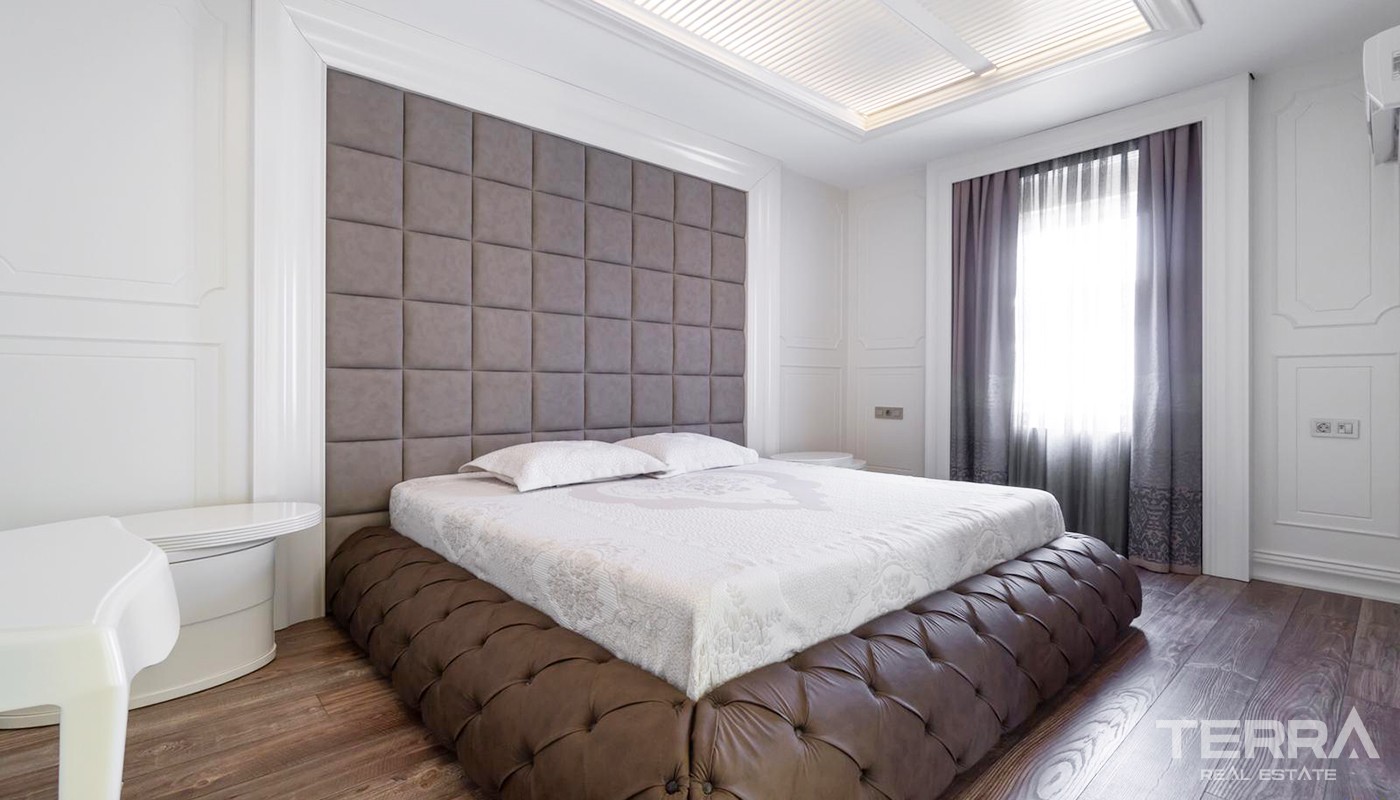 Sea-view Apartment with Modern Furniture Located in Lara Antalya - 25218