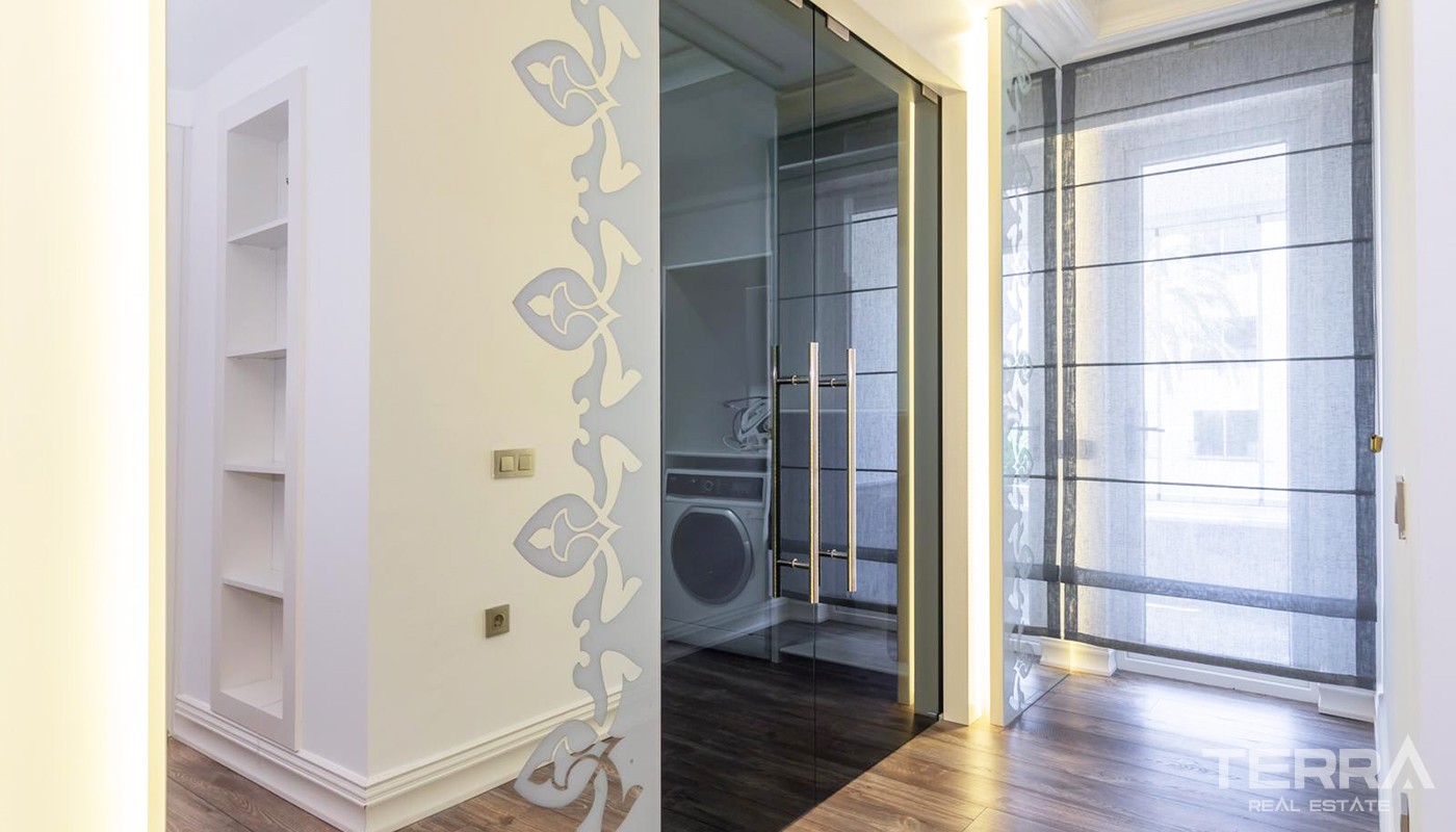 Sea-view Apartment with Modern Furniture Located in Lara Antalya - 25219