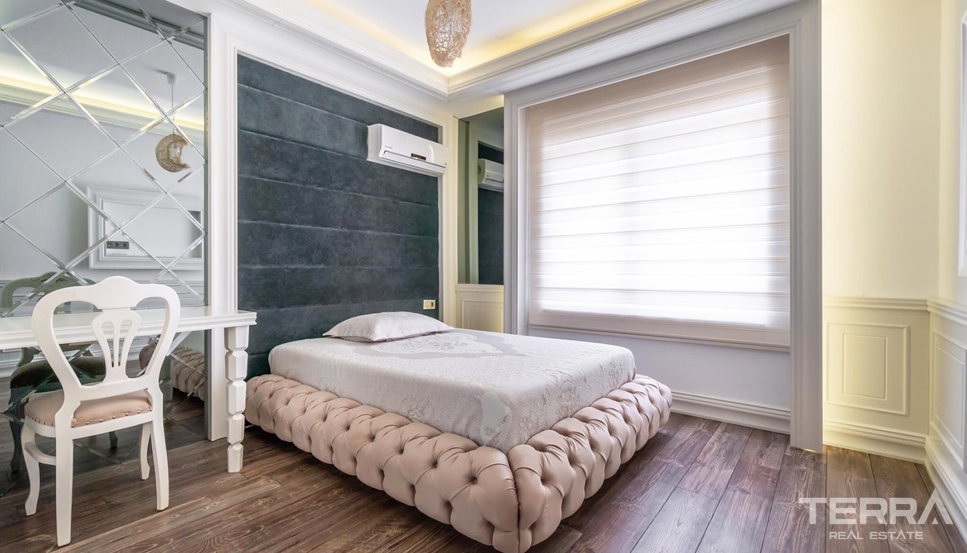 Sea-view Apartment with Modern Furniture Located in Lara Antalya - 25223