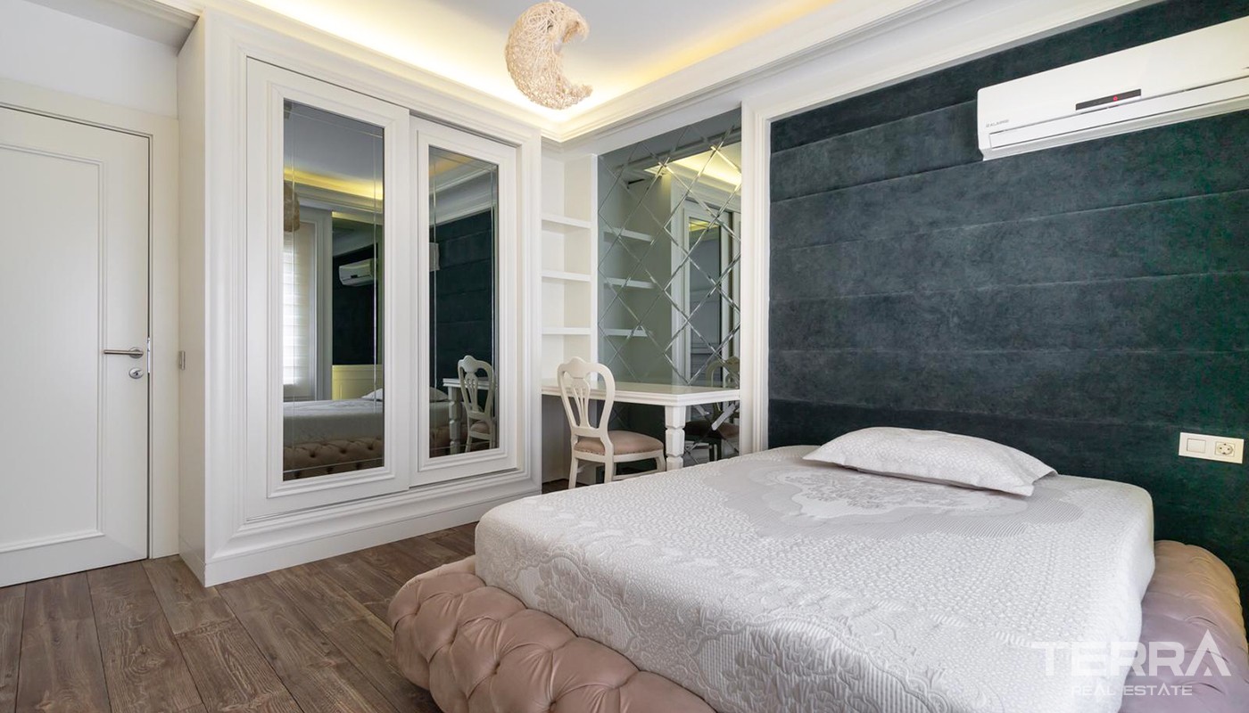 Sea-view Apartment with Modern Furniture Located in Lara Antalya - 25225
