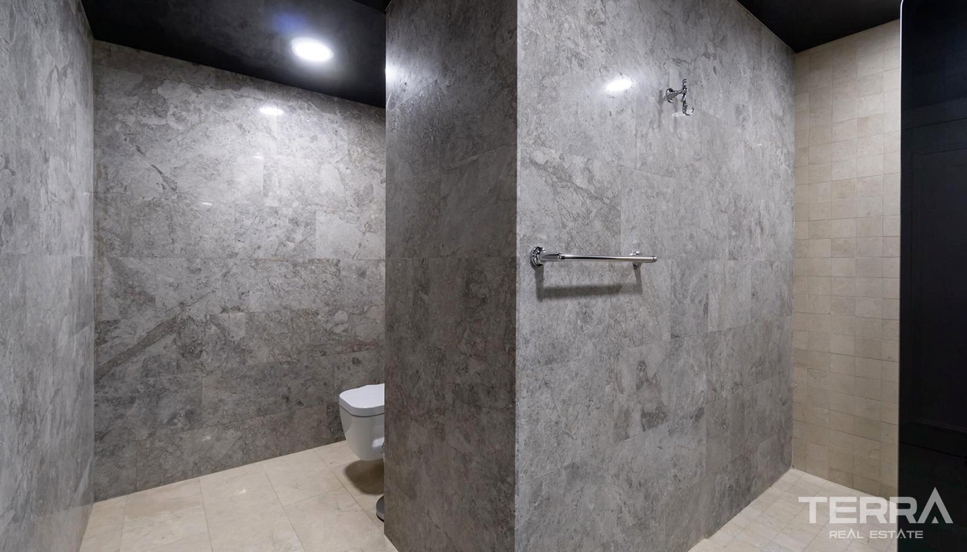 Sea-view Apartment with Modern Furniture Located in Lara Antalya - 25228