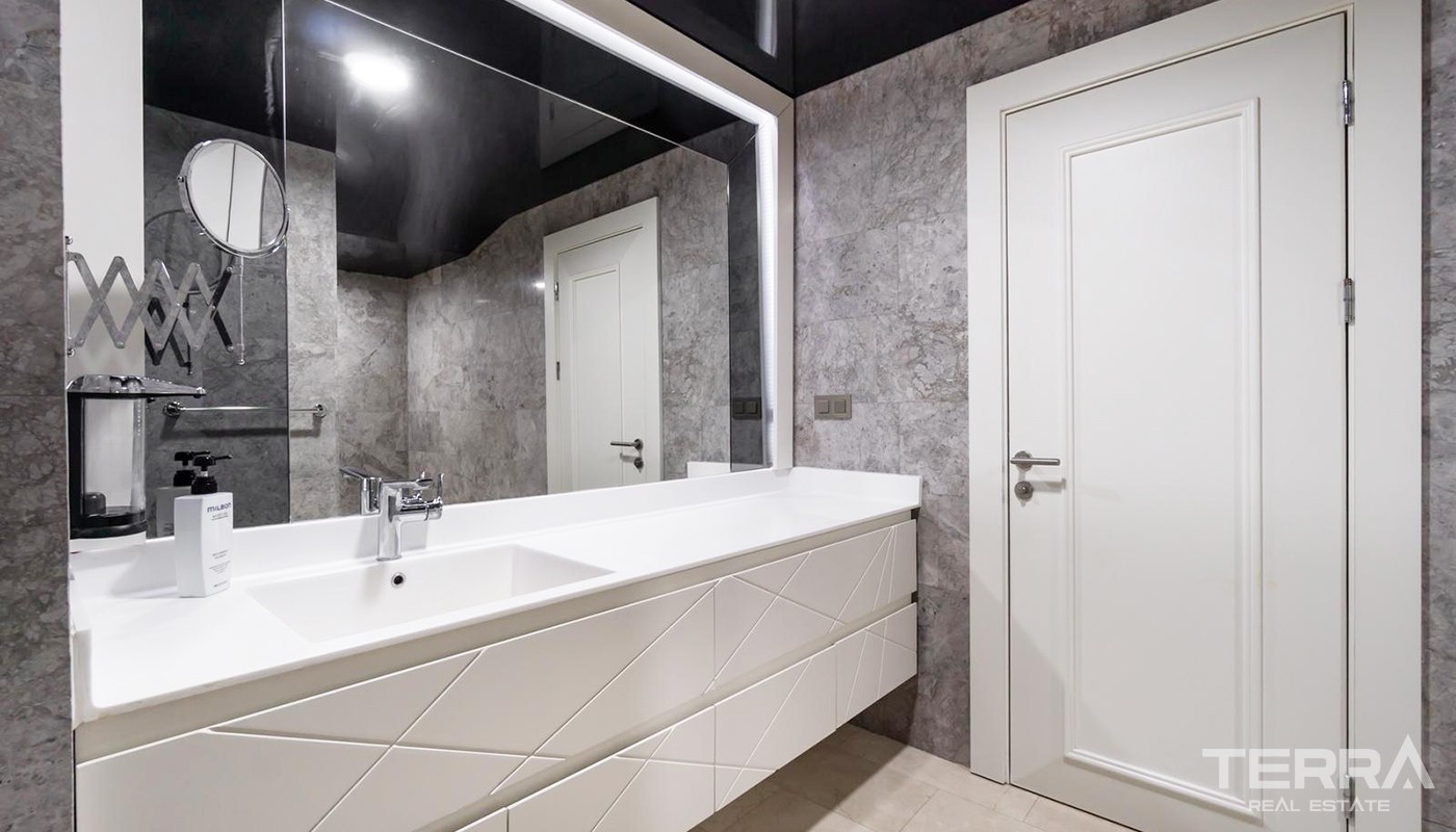 Sea-view Apartment with Modern Furniture Located in Lara Antalya - 25230