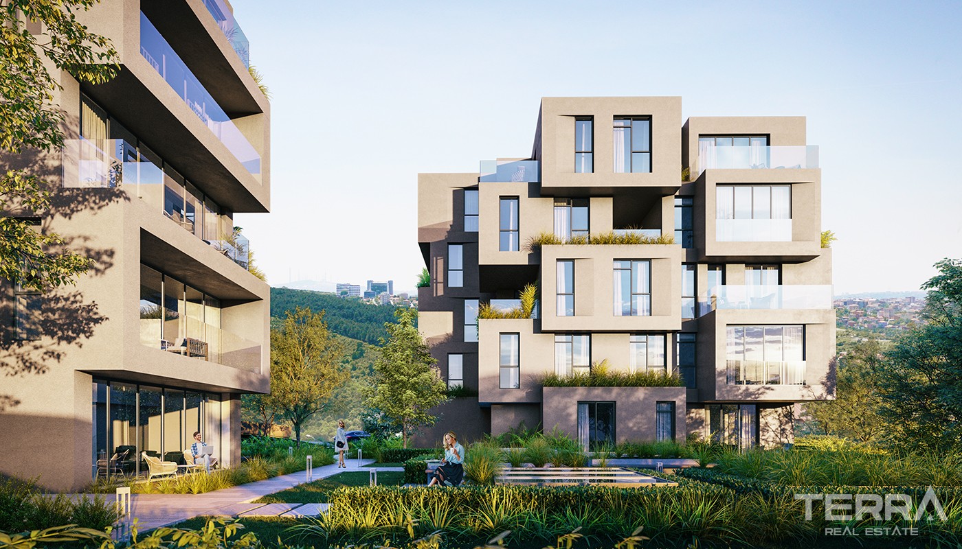 1st Class Apartments in Verra Suites Beykoz with Bosphorus View - 25354