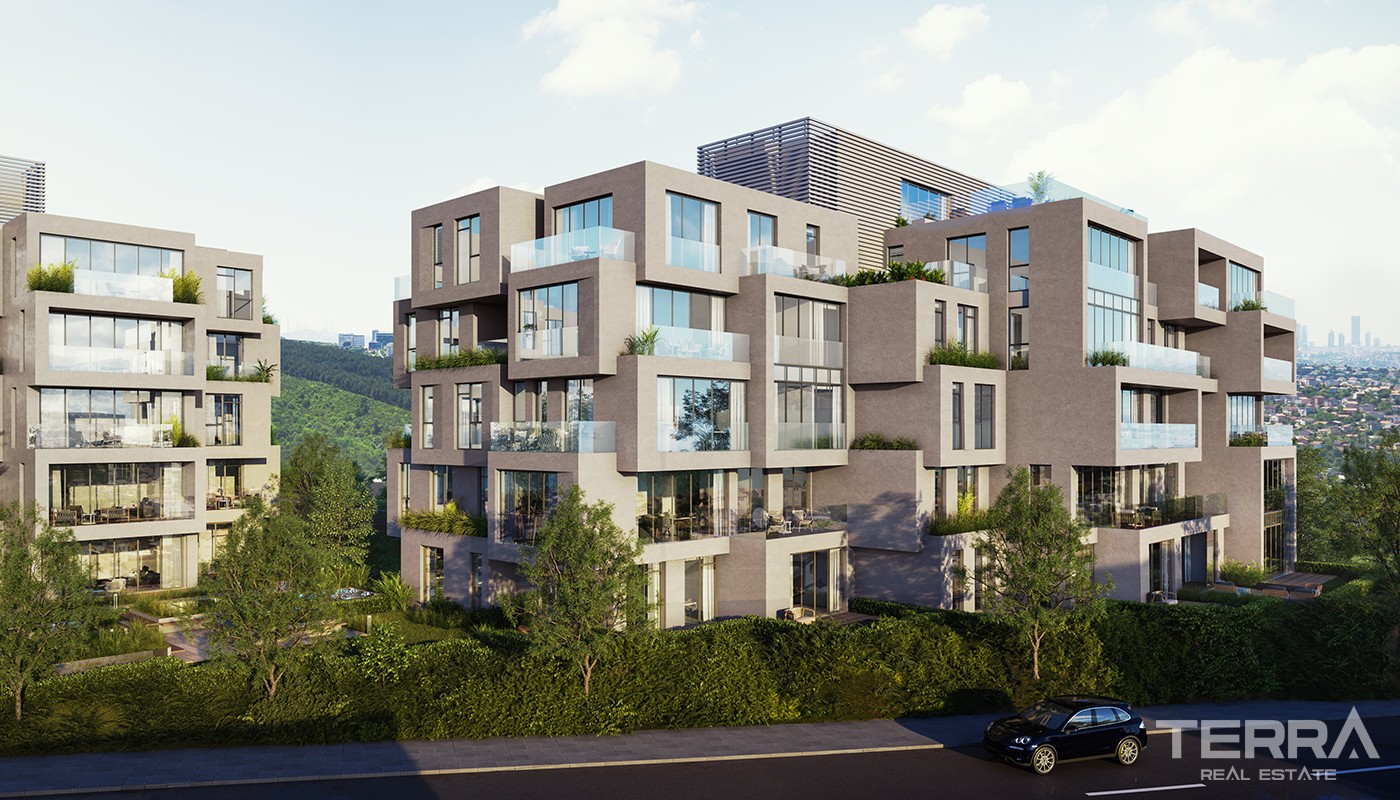 1st Class Apartments in Verra Suites Beykoz with Bosphorus View - 25355