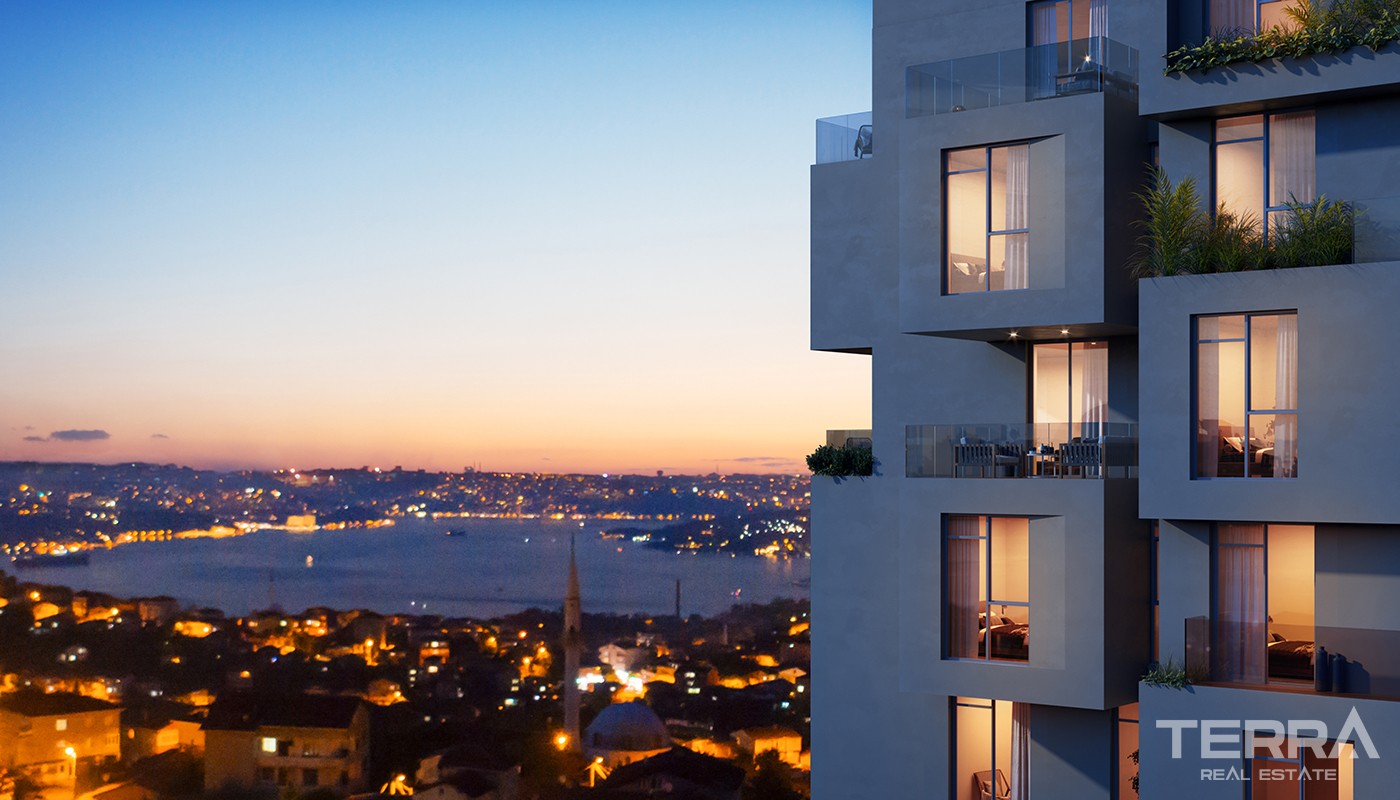 1st Class Apartments in Verra Suites Beykoz with Bosphorus View - 25359
