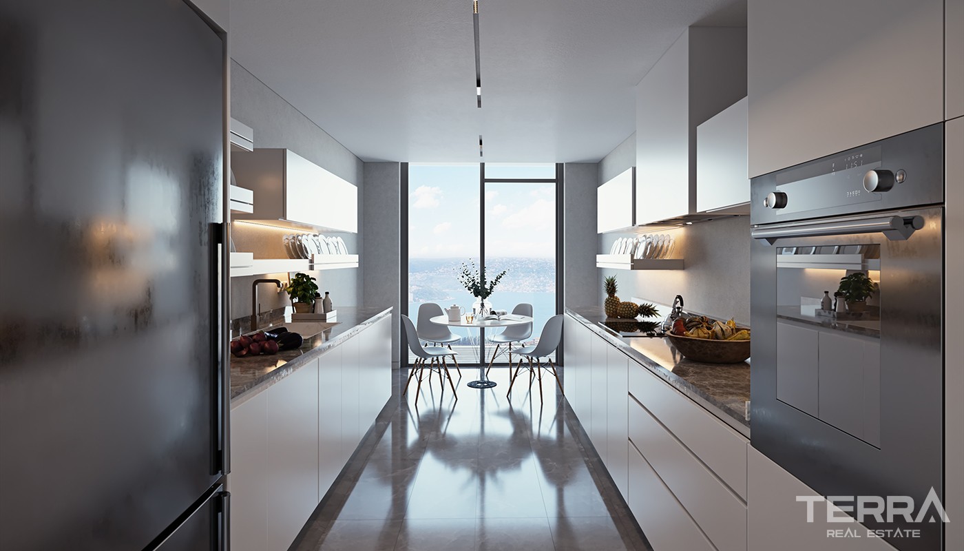 1st Class Apartments in Verra Suites Beykoz with Bosphorus View - 25364