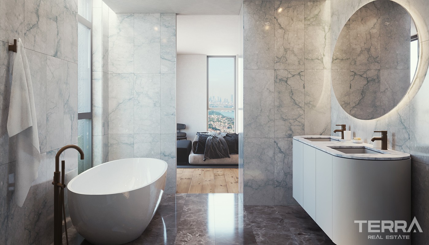 1st Class Apartments in Verra Suites Beykoz with Bosphorus View - 25368