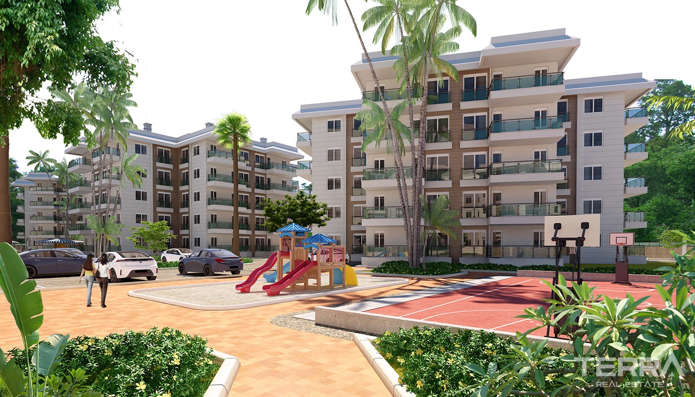 Luxury Antalya Flats in Green City Residence 2 km to Konyaaltı Beach - 25378