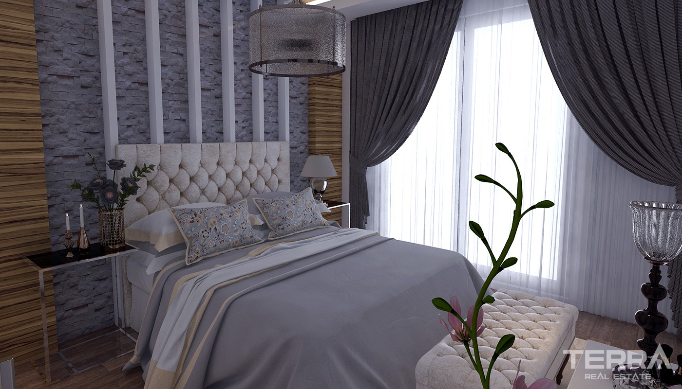 Luxury Antalya Flats in Green City Residence 2 km to Konyaaltı Beach - 25384