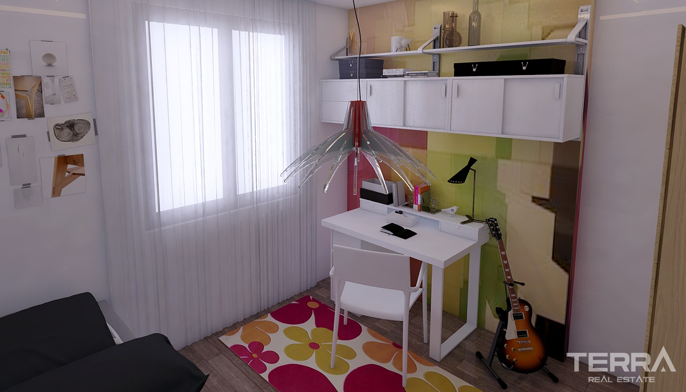 Luxury Antalya Flats in Green City Residence 2 km to Konyaaltı Beach - 25385