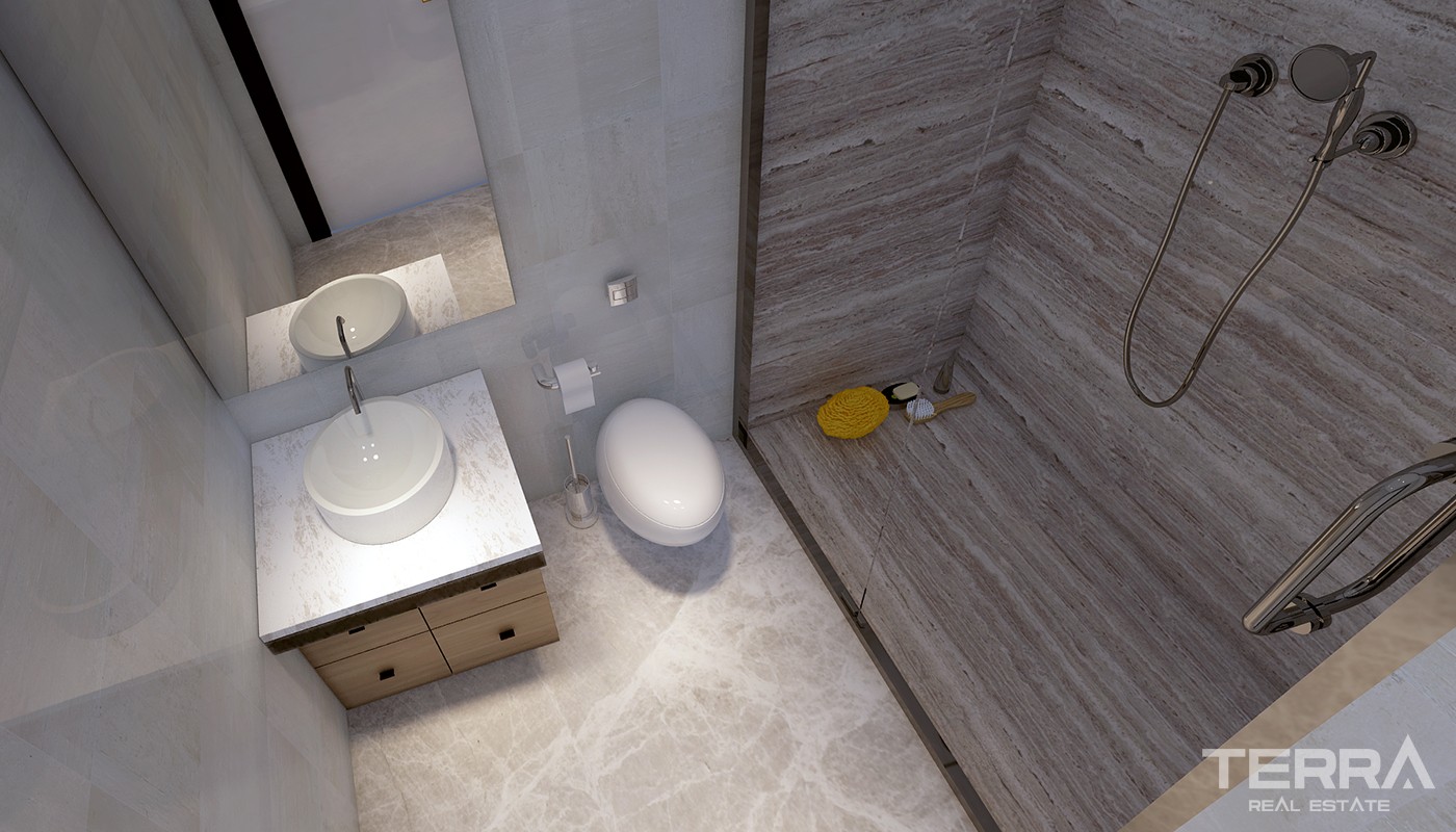 Luxury Antalya Flats in Green City Residence 2 km to Konyaaltı Beach - 25387