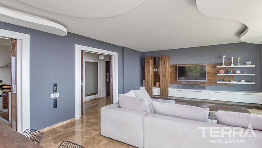 Splendid Penthouse with City and Sea Views in Alanya Bektaş - 25986