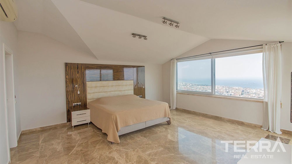 Splendid Penthouse with City and Sea Views in Alanya Bektaş - 25992