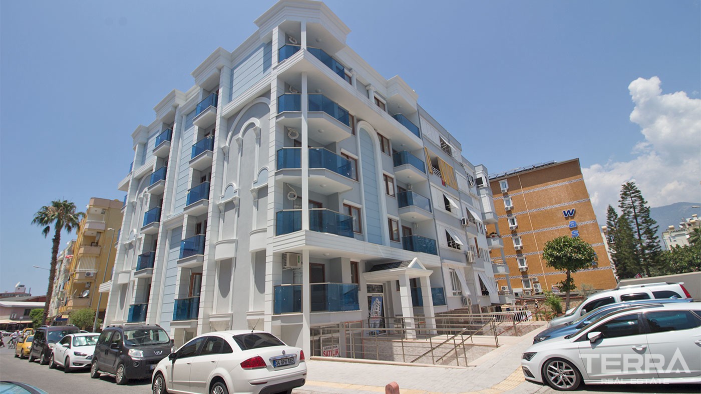 Новые Квартиры к Продаже в Центре Алании, Вблизи от Пляжа Клеопатры
