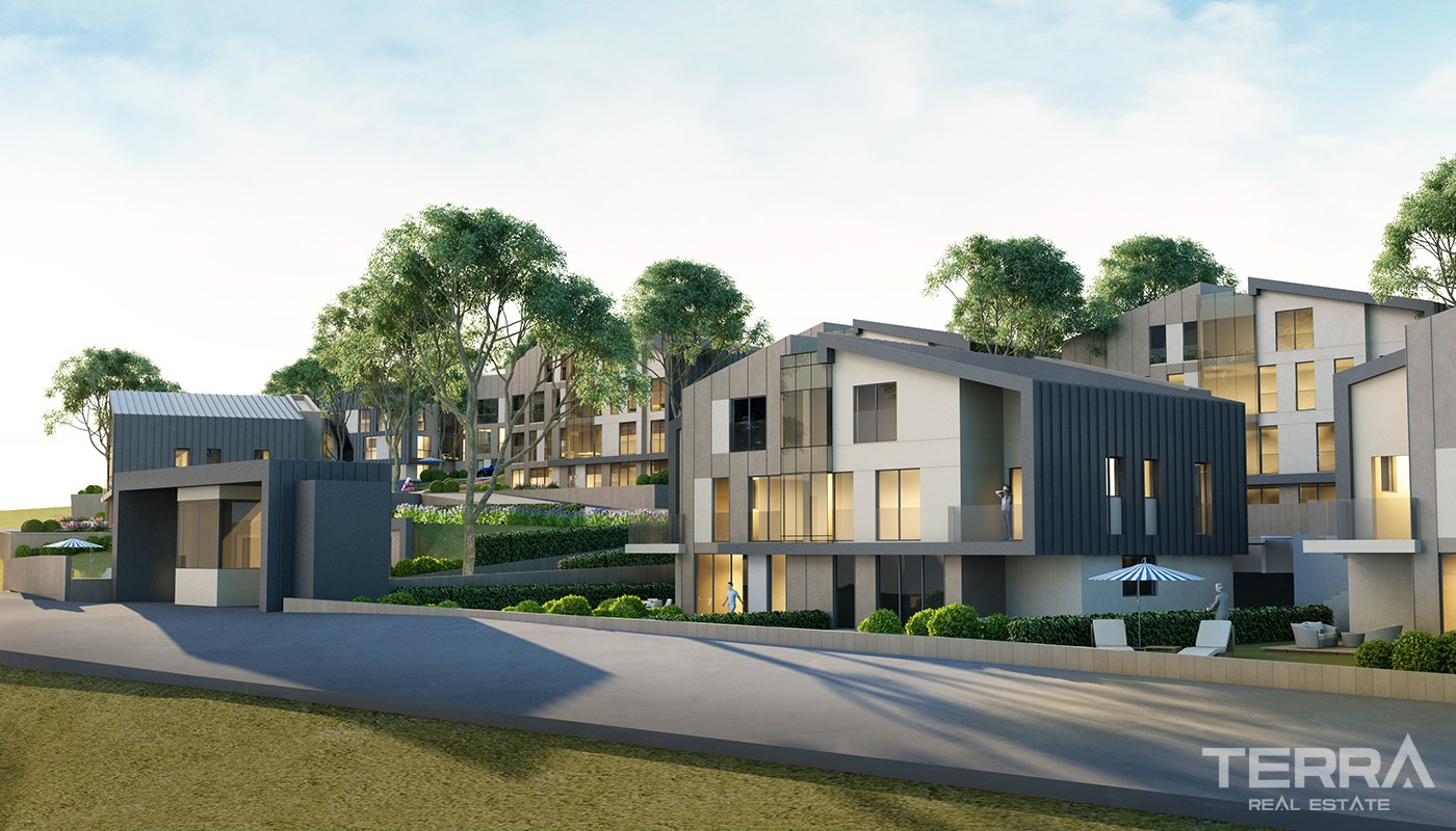 Apartments und Villen in der Nähe des Flughafens Istanbul in Sarıyer - 25459