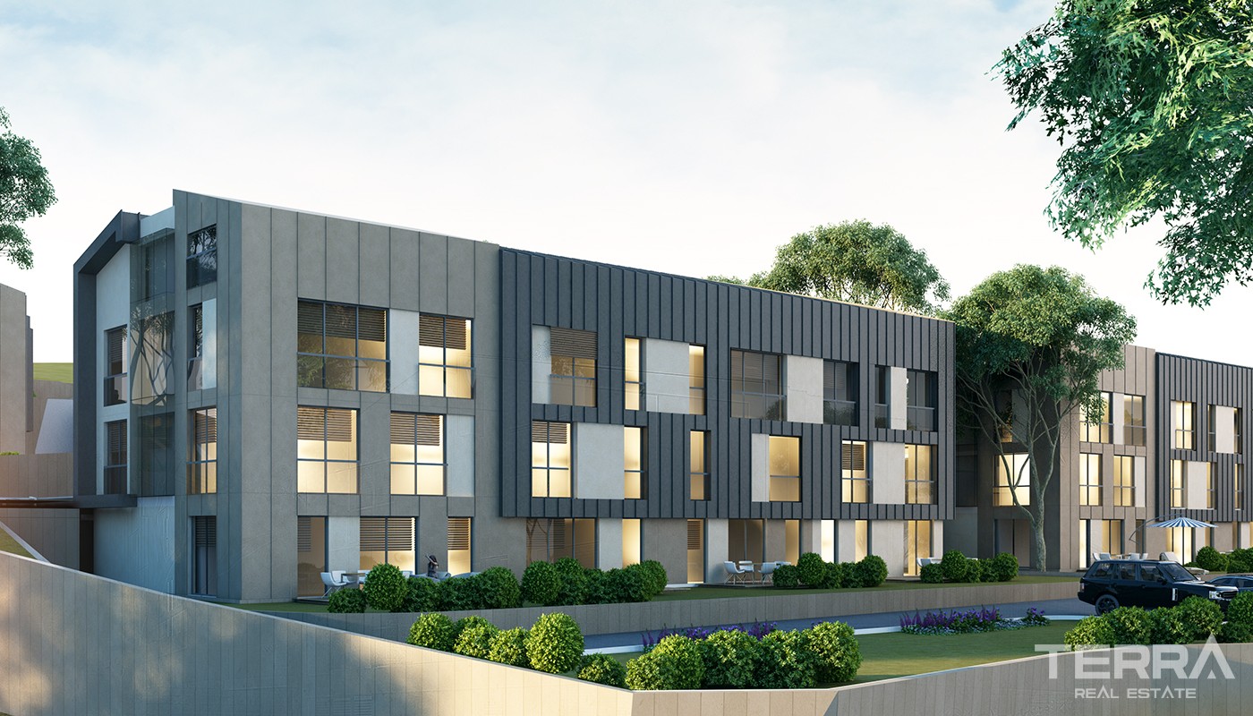 Apartments und Villen in der Nähe des Flughafens Istanbul in Sarıyer - 25462
