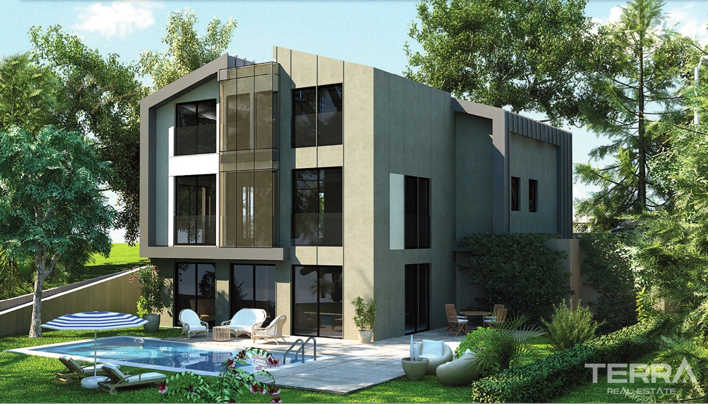 Apartments und Villen in der Nähe des Flughafens Istanbul in Sarıyer - 25465