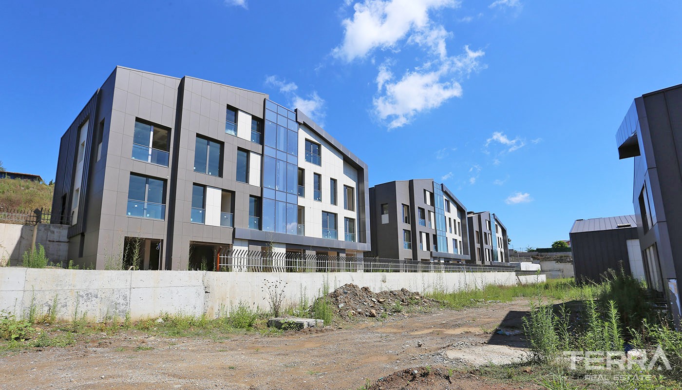 Apartments und Villen in der Nähe des Flughafens Istanbul in Sarıyer - 33491