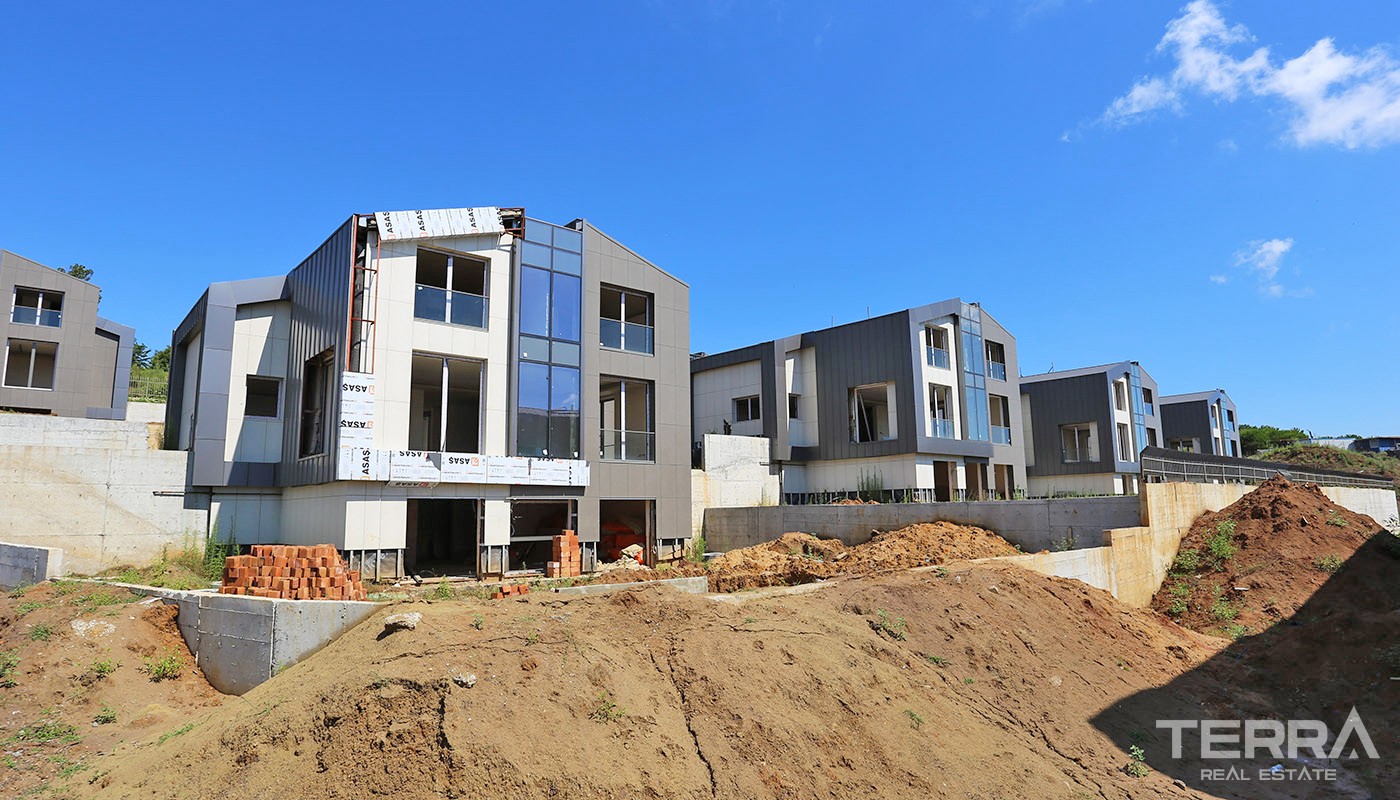 Apartments und Villen in der Nähe des Flughafens Istanbul in Sarıyer - 33497