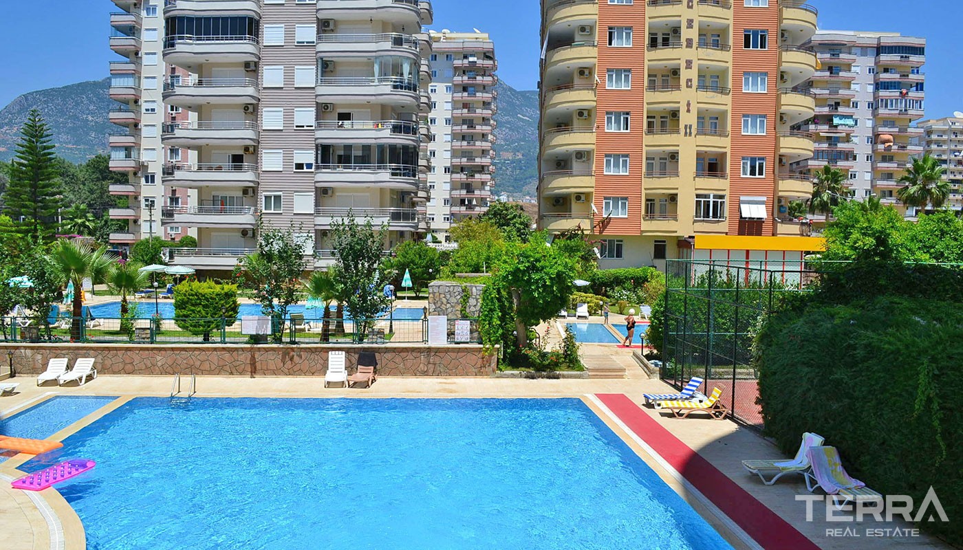 Sea View Apartment in Alanya Mahmutlar for Very Reasonable Price - 25541