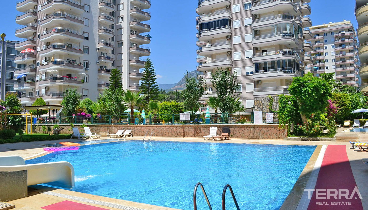 Sea View Apartment in Alanya Mahmutlar for Very Reasonable Price - 25542