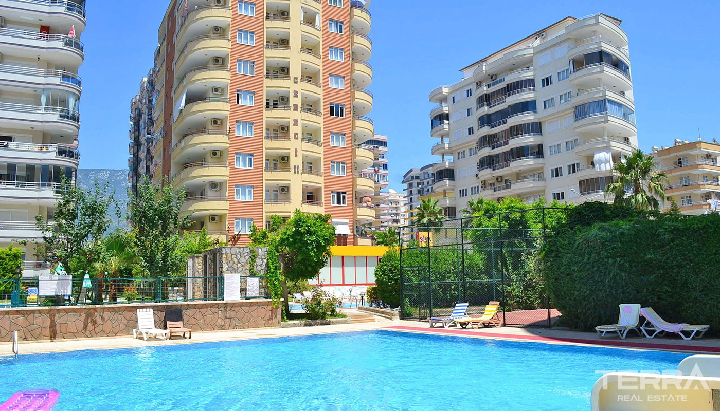 Alanya�da Deniz Manzaralı Uygun Fiyata Satılık 2+1 Daire TERRA Real