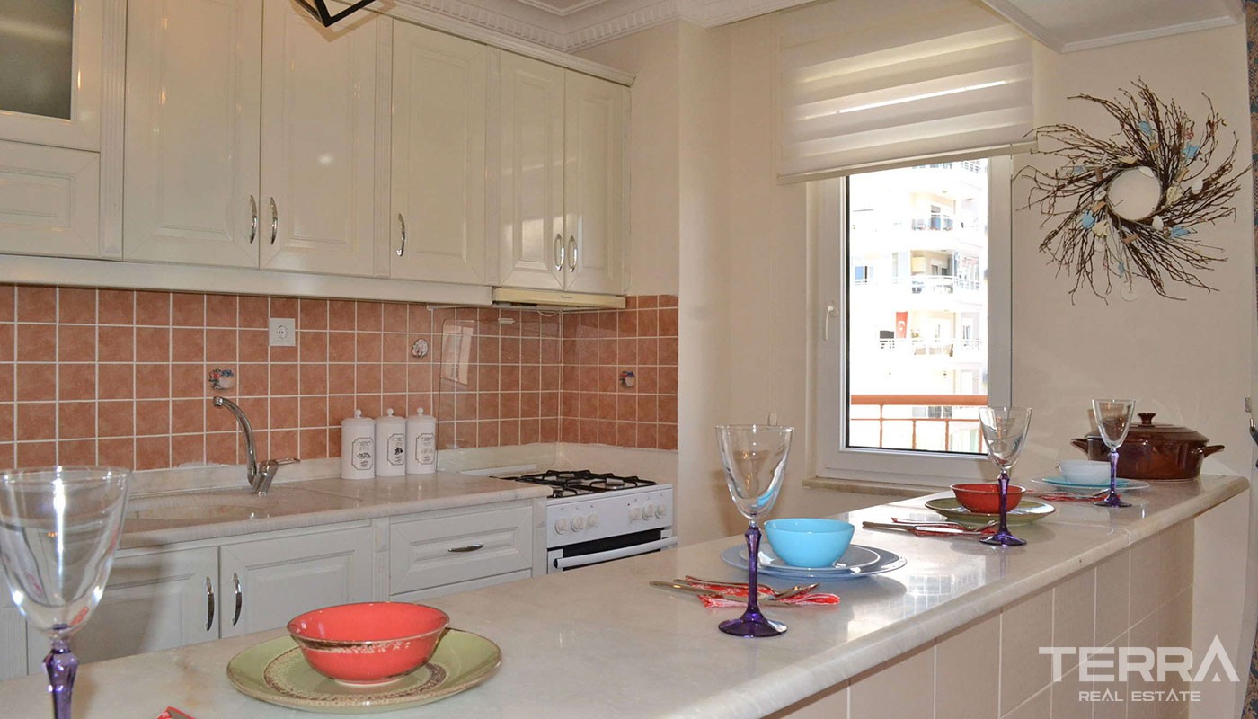 Sea View Apartment in Alanya Mahmutlar for Very Reasonable Price - 25551