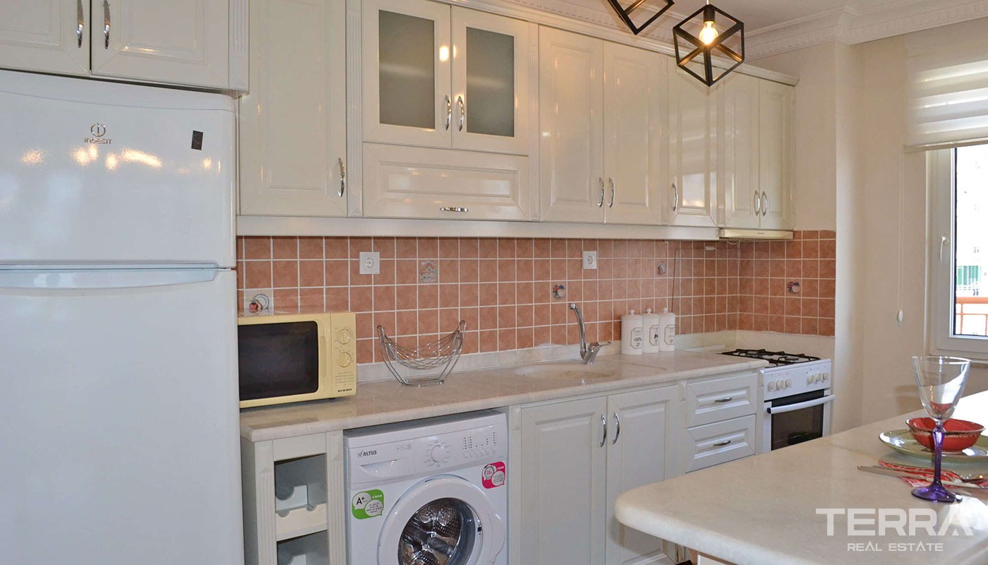 Sea View Apartment in Alanya Mahmutlar for Very Reasonable Price - 25552