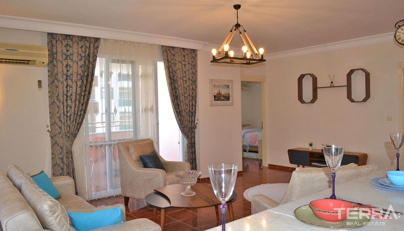 Sea View Apartment in Alanya Mahmutlar for Very Reasonable Price - 25555