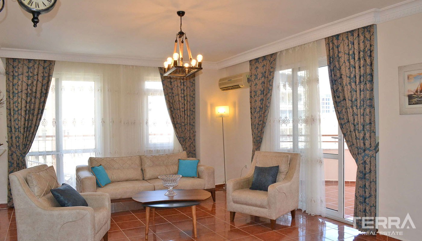 Sea View Apartment in Alanya Mahmutlar for Very Reasonable Price - 25557