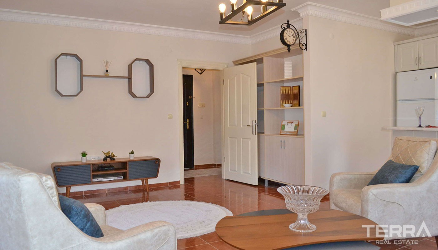Sea View Apartment in Alanya Mahmutlar for Very Reasonable Price - 25558