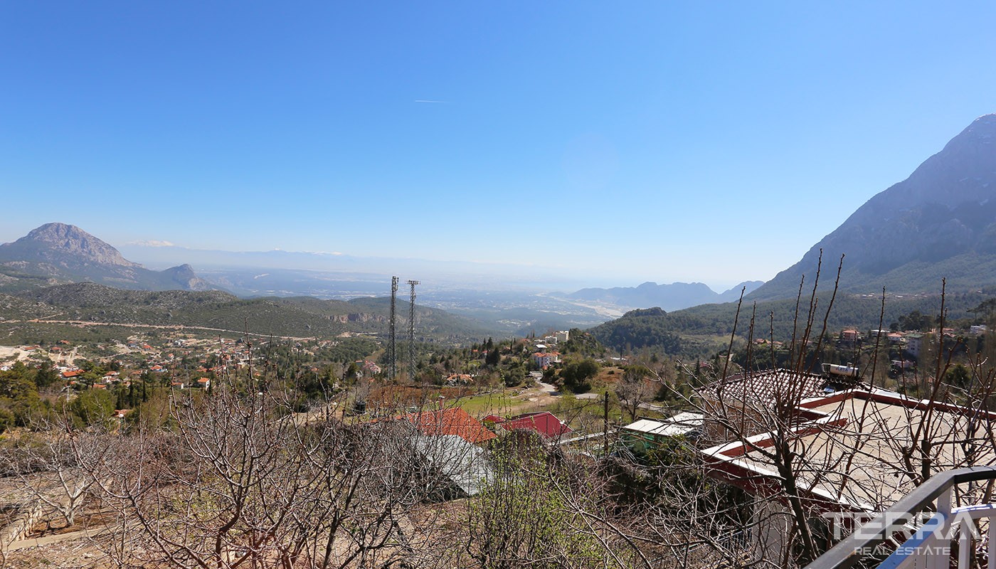 Mountain View Turkish Villa for Sale in Konyaaltı with Private Pool - 25585