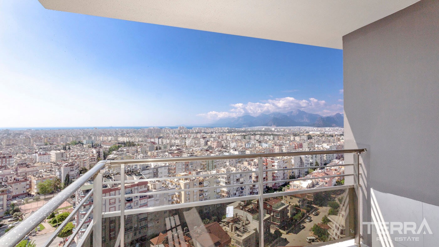 Bargain Apartments for Sale in Kepez with City, Sea & Mountain view