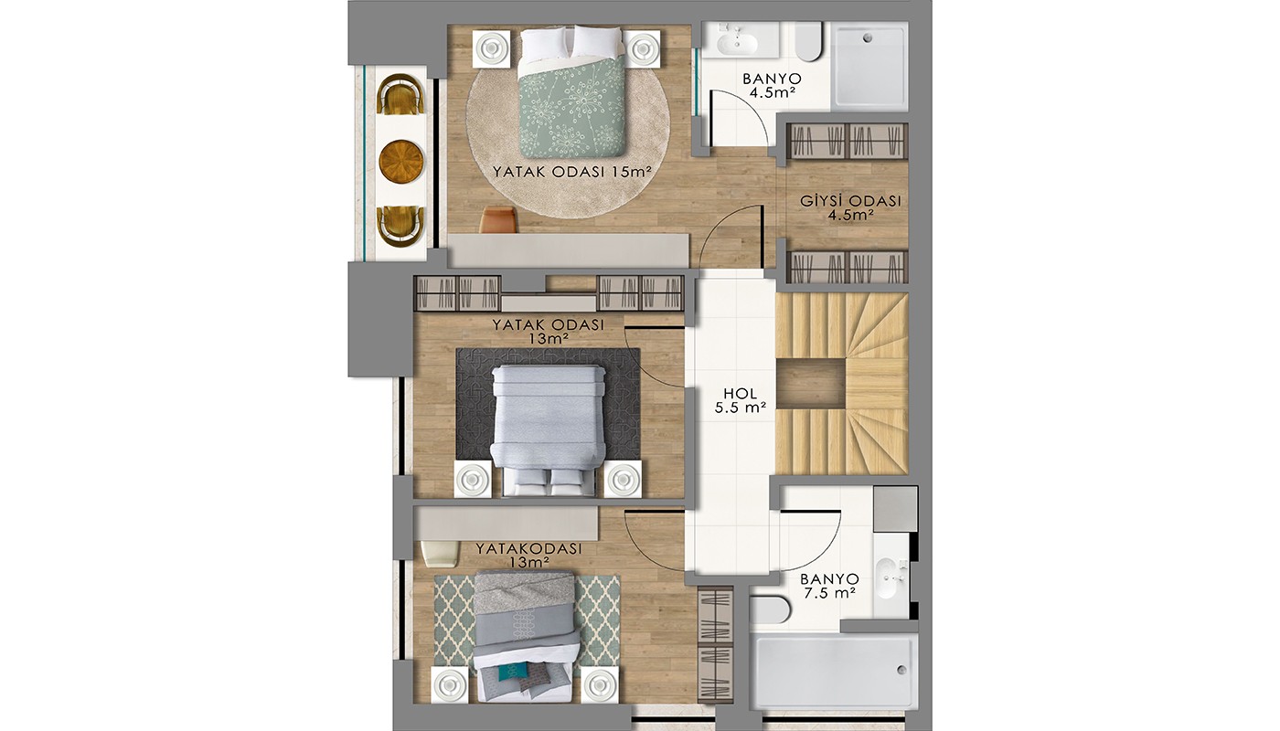Spacious Villas for Sale in Antalya Konyaaltı Near Göksü River - 25753