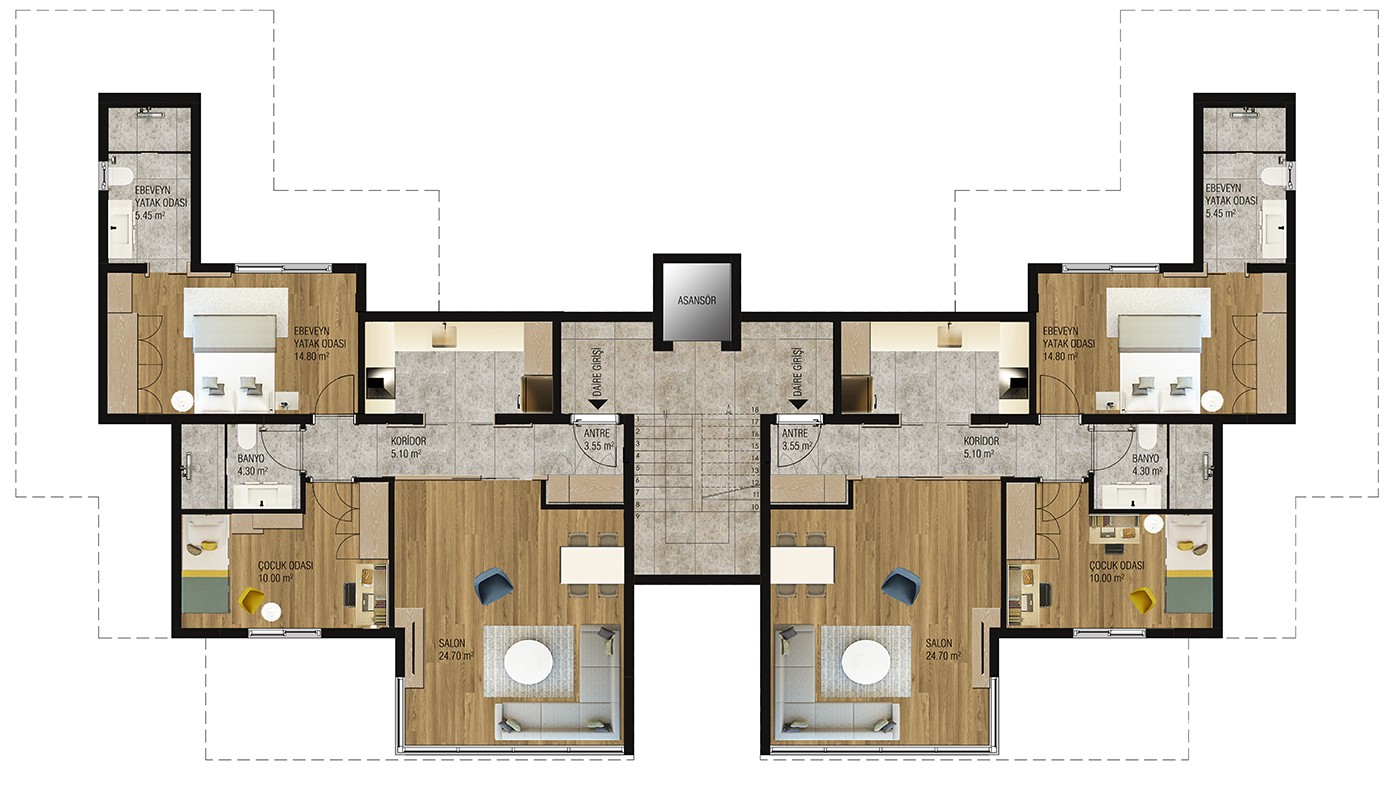 Modern Antalya Apartments for Sale Located in Lara Close to Amenities - 25781
