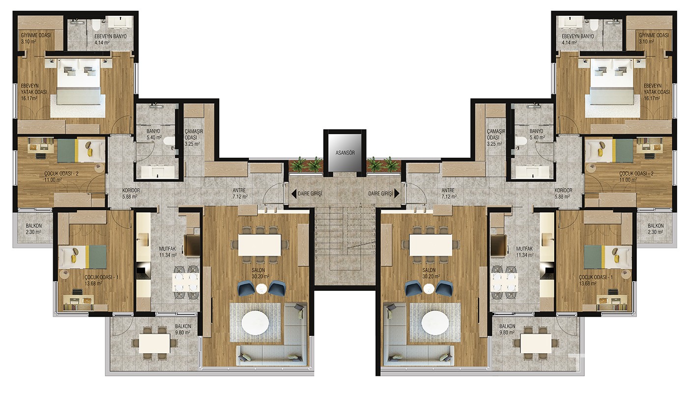 Modern Antalya Apartments for Sale Located in Lara Close to Amenities - 25782