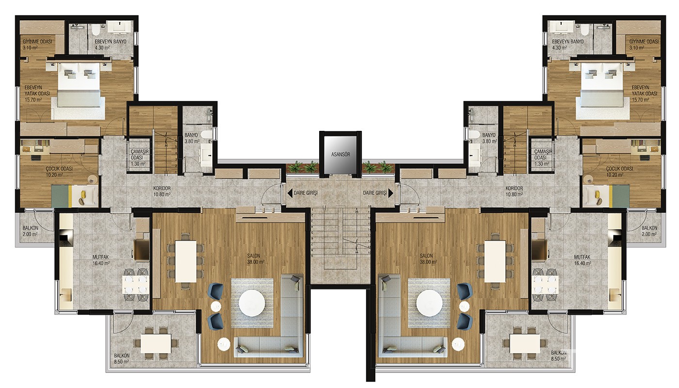 Modern Antalya Apartments for Sale Located in Lara Close to Amenities - 25783