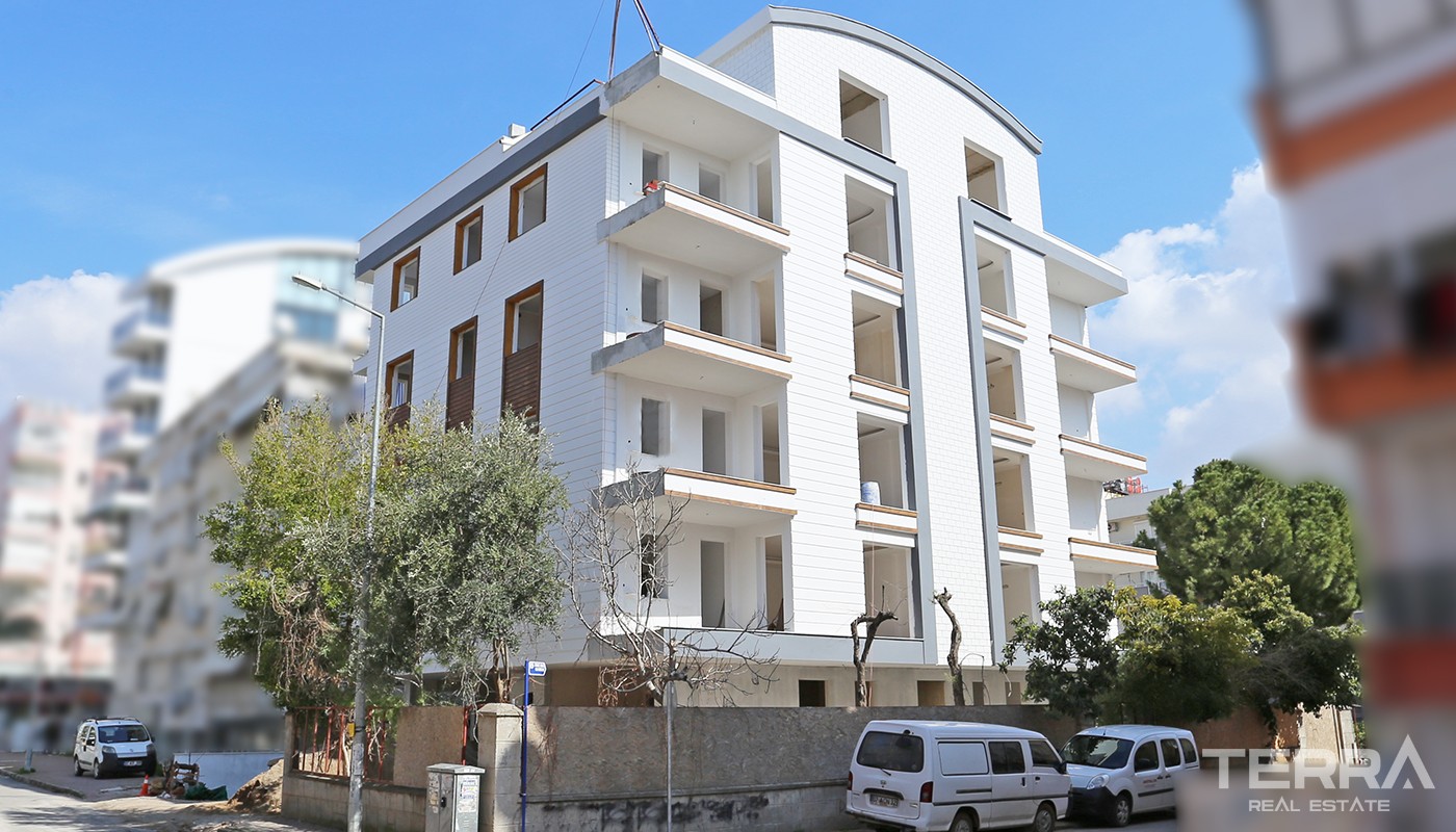 Bekväma lägenheter till salu i Antalya Bahçelievler, nära Gamla stan