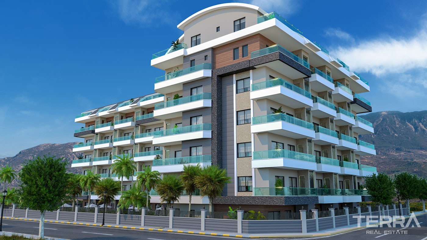 Appartements Confortables avec Divers Equipements Sociaux à Alanya - 25851