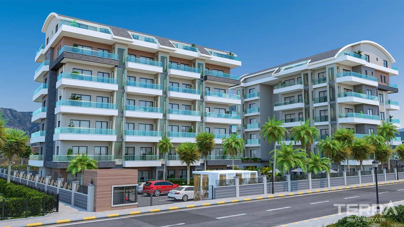 Appartements Confortables avec Divers Equipements Sociaux à Alanya - 25855