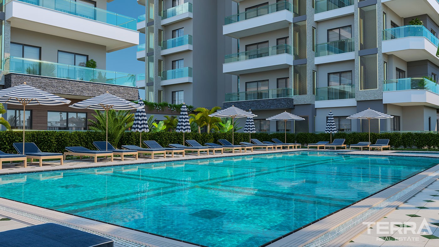 Appartements Confortables avec Divers Equipements Sociaux à Alanya - 25858