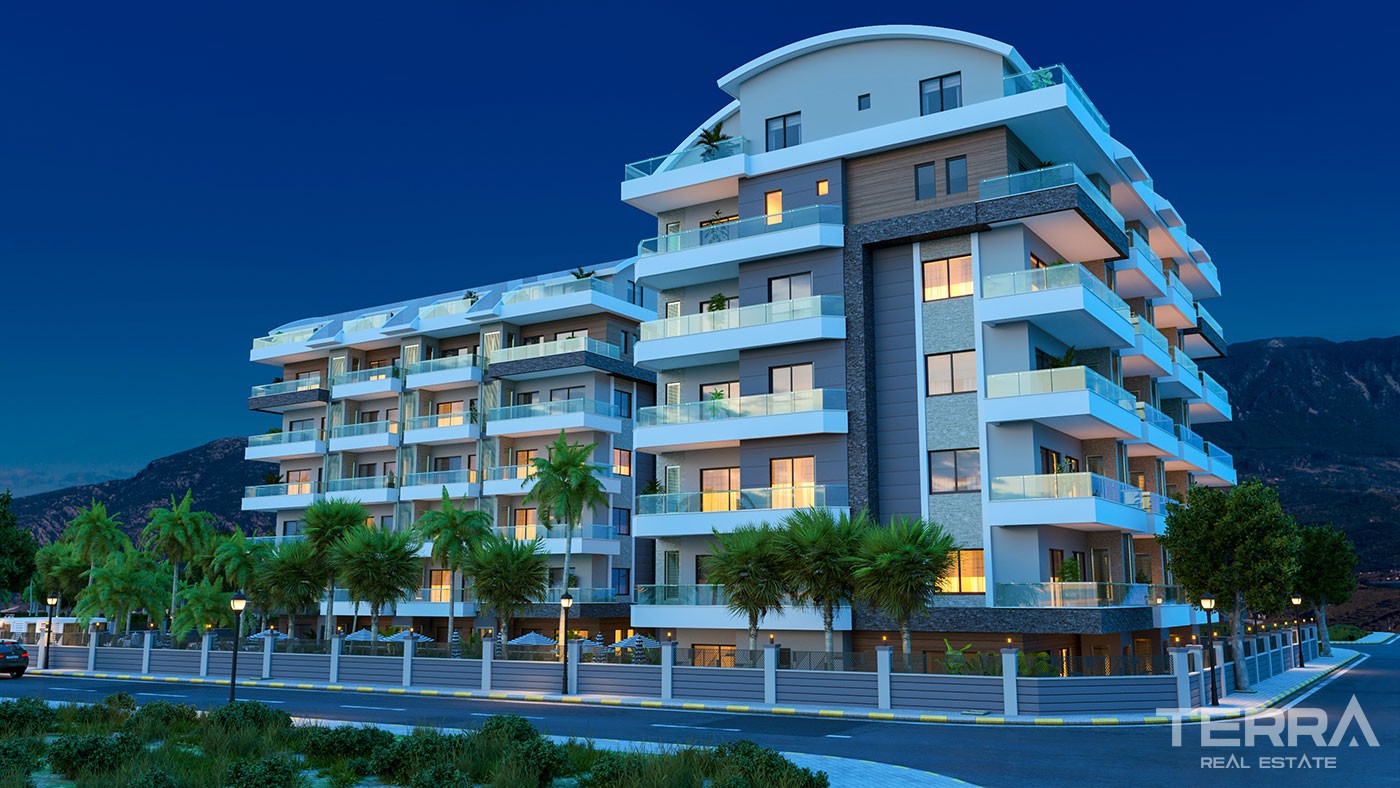 Appartements Confortables avec Divers Equipements Sociaux à Alanya - 25861