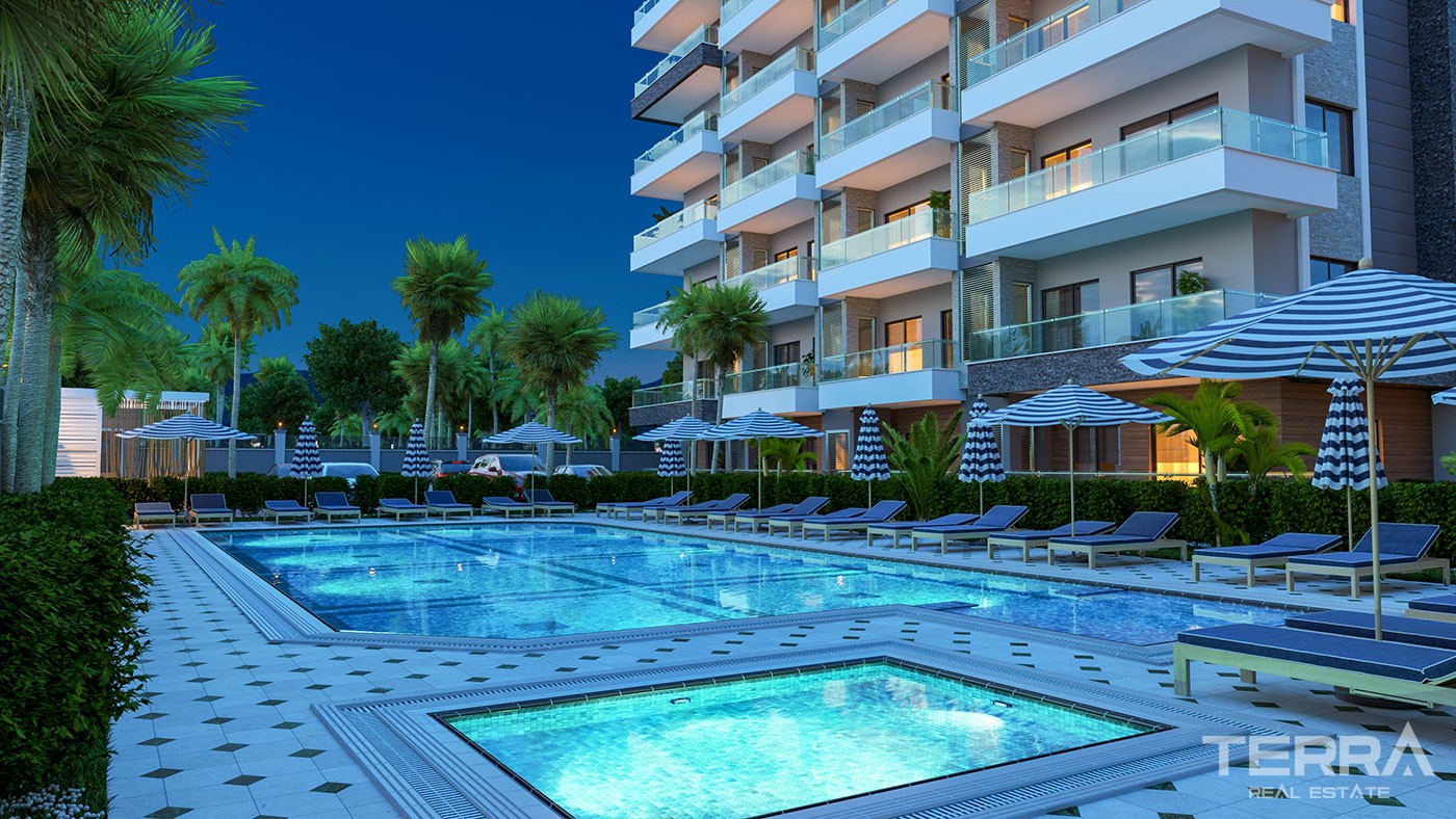 Appartements Confortables avec Divers Equipements Sociaux à Alanya - 25862