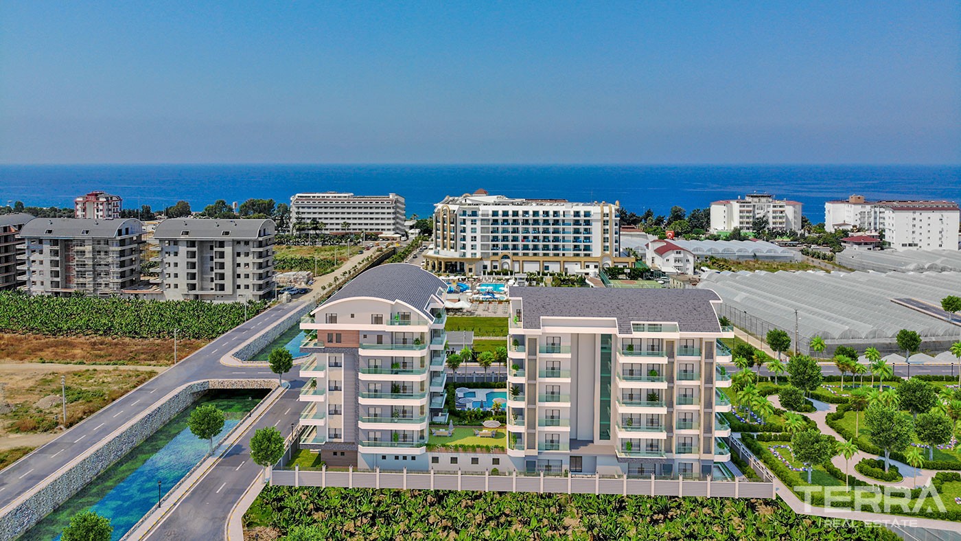 Appartements Confortables avec Divers Equipements Sociaux à Alanya - 25864