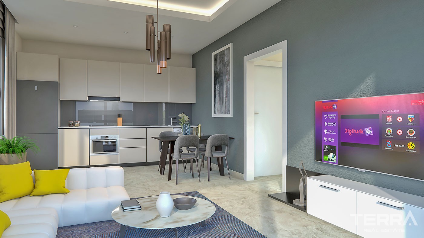 Appartements Confortables avec Divers Equipements Sociaux à Alanya - 25868