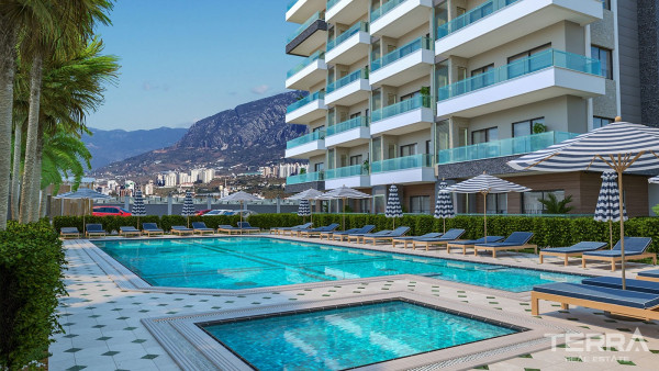 Cozy Apartments With Various Social Facilities in Alanya Kargıcak