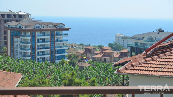Bargain 3 Bedroom Apartment with Sea View in Alanya Kargicak