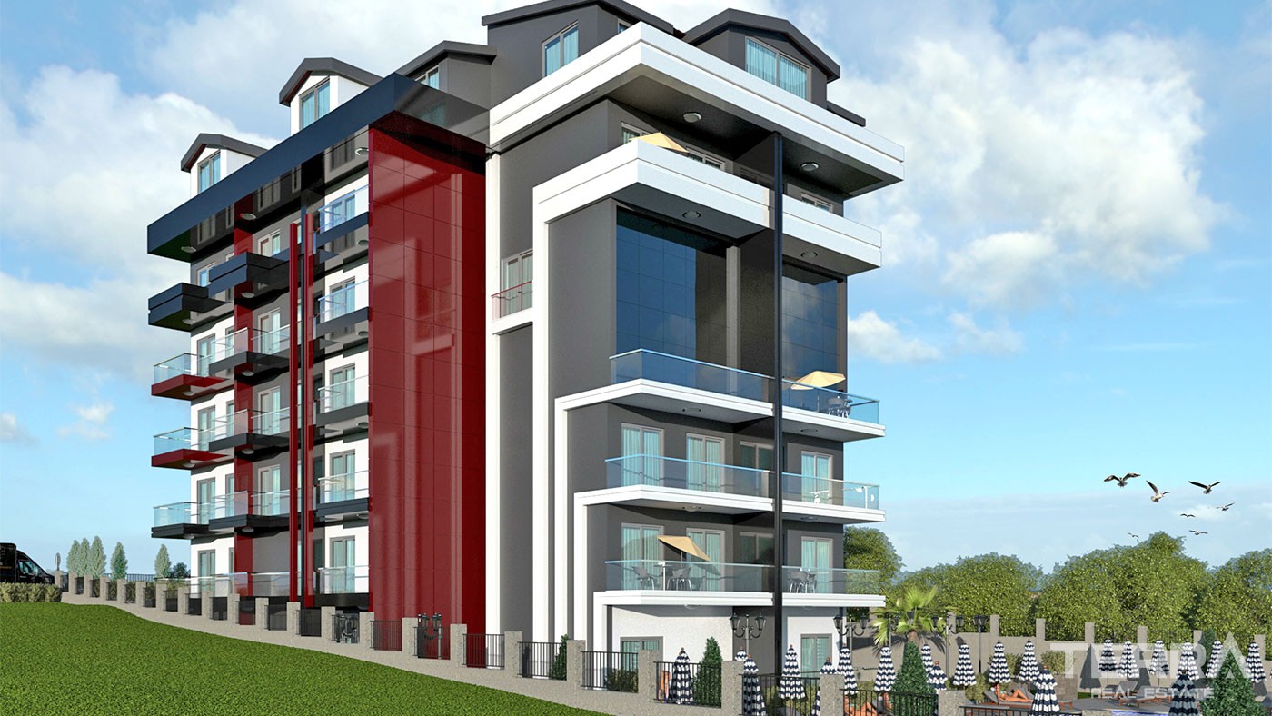Sea View Modern Apartments in Alanya Kestel Only 150 m to the Beach - 26030