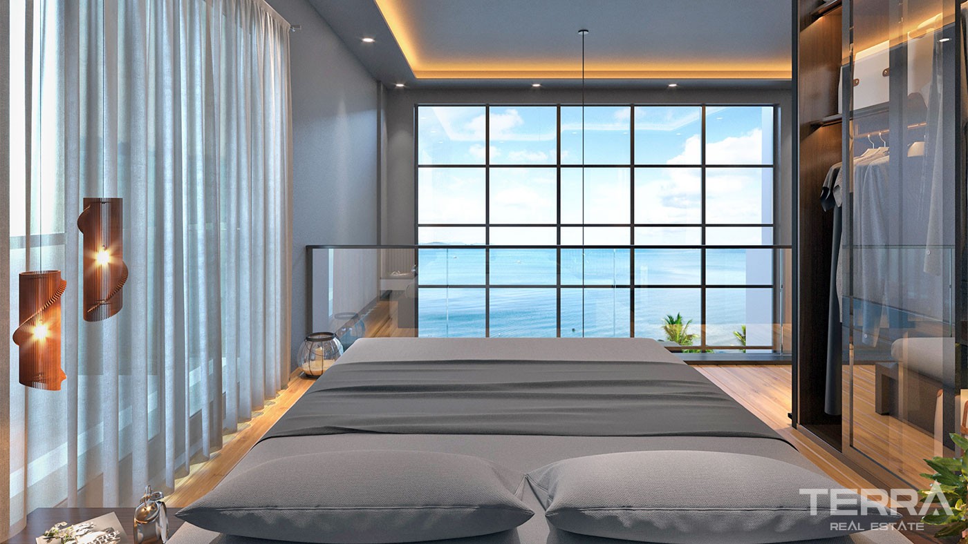 Sea View Modern Apartments in Alanya Kestel Only 150 m to the Beach - 27801
