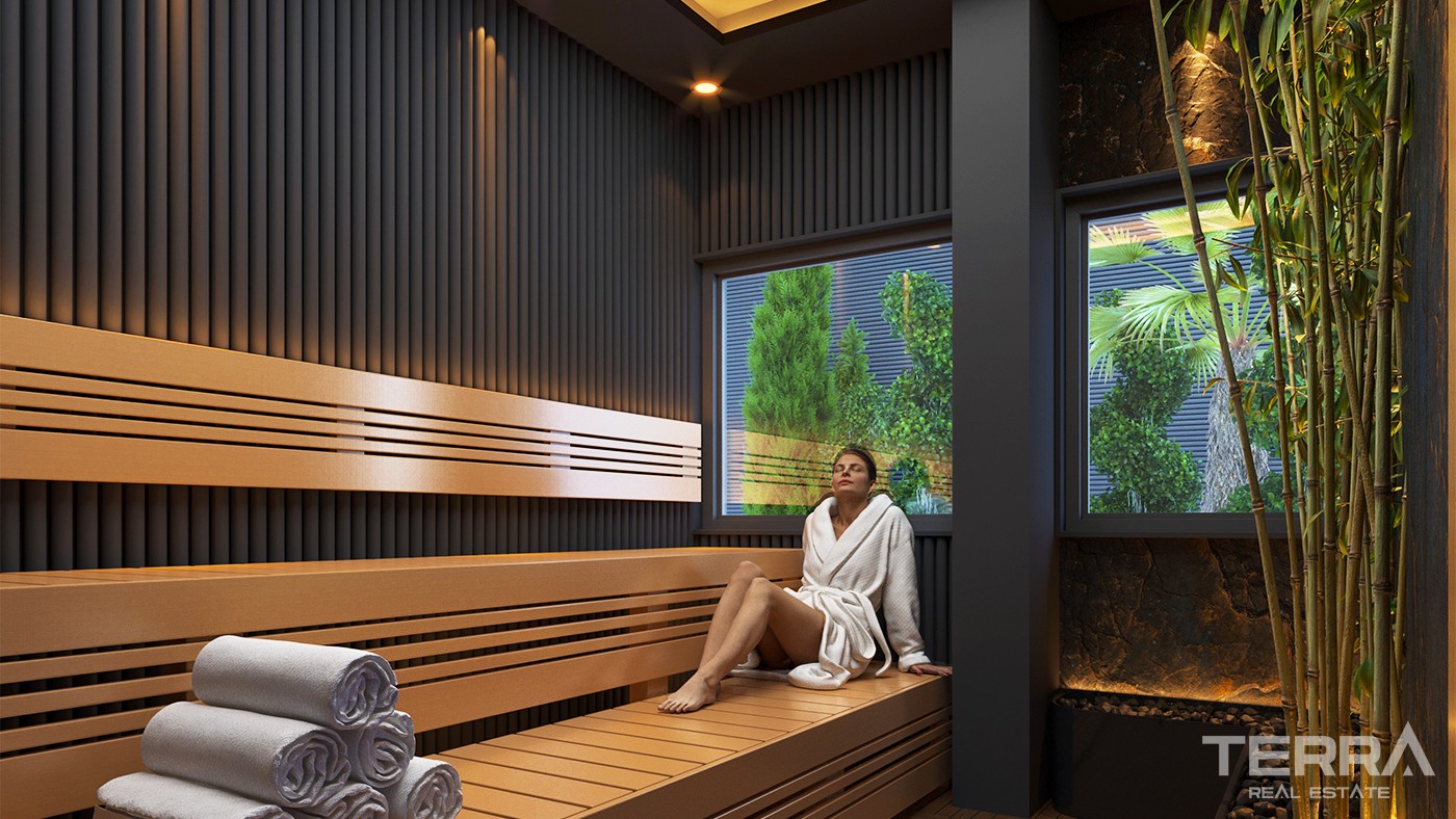 Sea View Modern Apartments in Alanya Kestel Only 150 m to the Beach - 35937